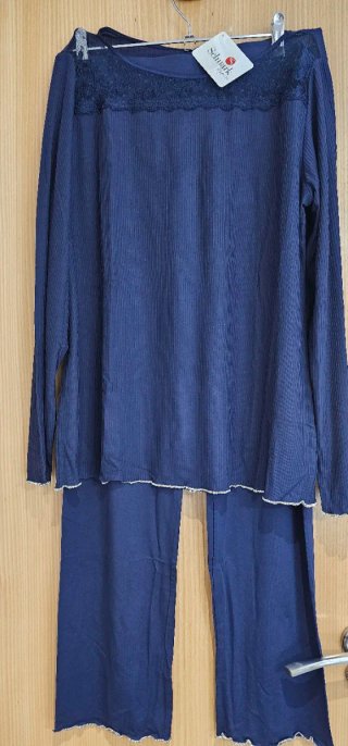 Pijama Selmark Azul Mujer
