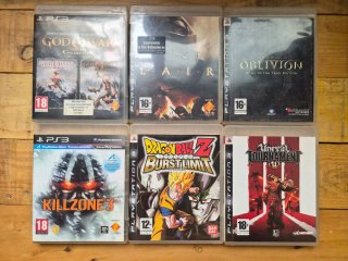 Cajas completas de juegos Ps3