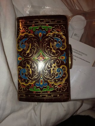Cartera Vintage de Cuero Repujado