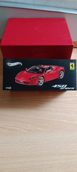 Ferrari 458 Italia Spider Hot Wheels Elite 1:43
