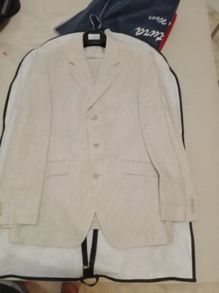 Traje de lino para caballero