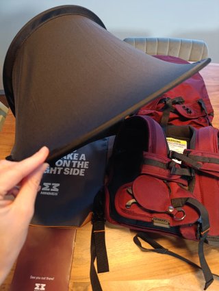 Portabebés de Hombros MiniMeis G4 con Parasol