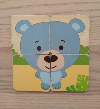 Baberos Desechables y Puzzle Animales