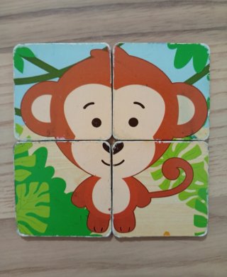 Baberos Desechables y Puzzle Animales