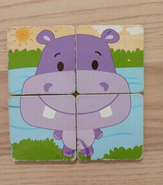 Baberos Desechables y Puzzle Animales