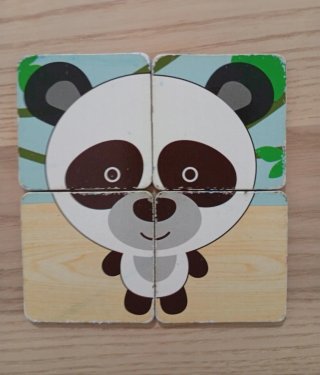 Baberos Desechables y Puzzle Animales