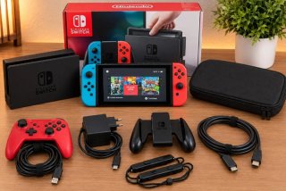 Nintendo Switch V1 con accesorios