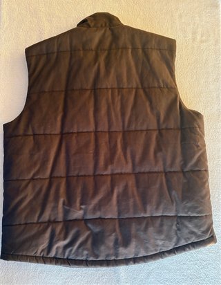 Chaleco de Acolchado Lacoste Marrón Talla XL