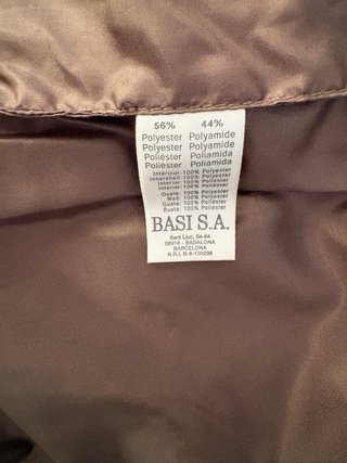 Chaleco de Acolchado Lacoste Marrón Talla XL