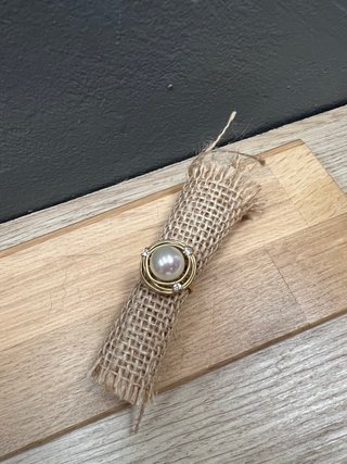 Anillo Majorica Perla y Circonitas