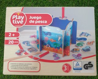 Juego de Pesca Playtive Madera 20 Piezas