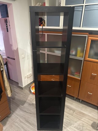 Estantería IKEA KALLAX negra 5 huecos / Mueble TV