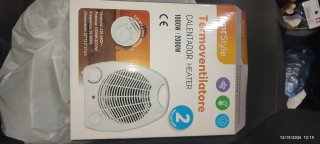 Calefactor Termoventilador 1000W/2000W