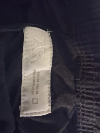 Pantalón corto Zara negro