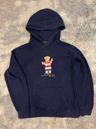 Sudadera Polo Ralph Lauren Bear Azul Talla M