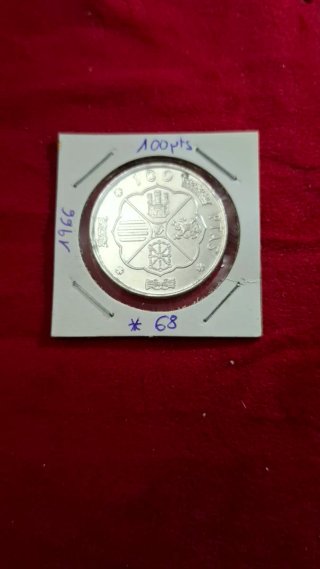 Moneda 100 Pesetas 1966 *68