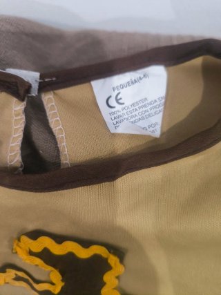 Camiseta de Disfraz de Indio para Niña