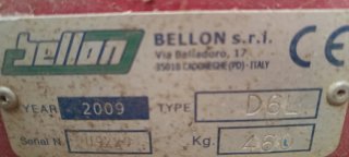 Segadora Bellon 6 discos D6L 2009
