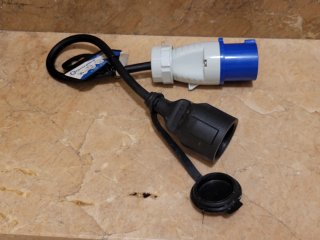 CABLE CONEXION DE CARAVANA A TORRE 220V