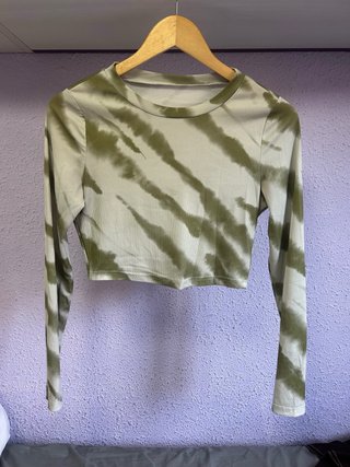 Camiseta manga larga tie-dye