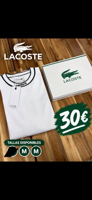 Camiseta Lacoste Blanca Talla M