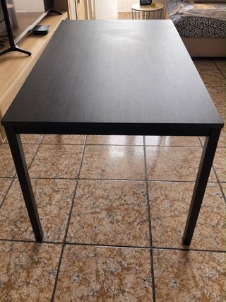 Mesa Negra Rectangular