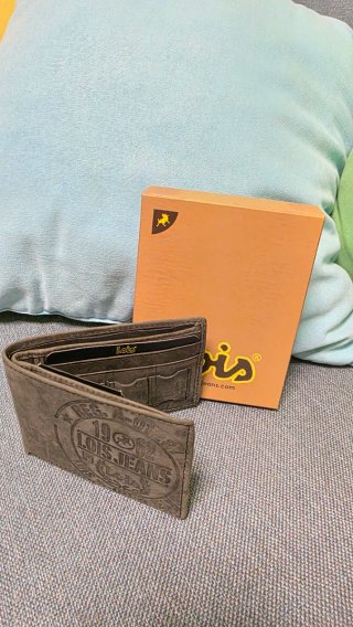 Cartera Hombre Lois Jeans Marrón/Gris