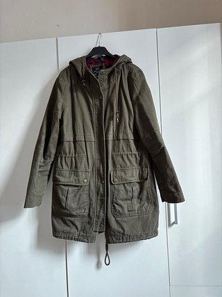 Parka verde Lefties con capucha