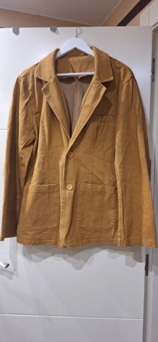 Chaqueta vaquera mostazaTalla XL