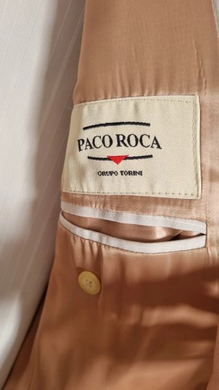 Traje completo Paco Roca beige