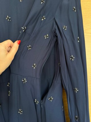Vestido Adolfo Dominguez Costura Pedrería