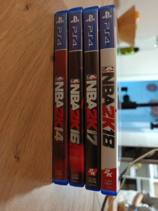 4 Giochi PS4 NBA 2K (14, 16, 17, 18)