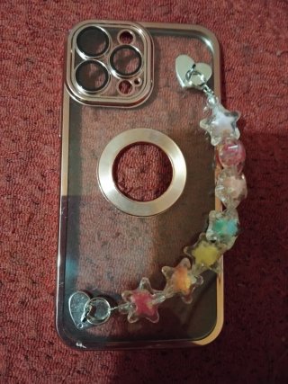 Custodia iPhone 13 Pro Max con ciondolo