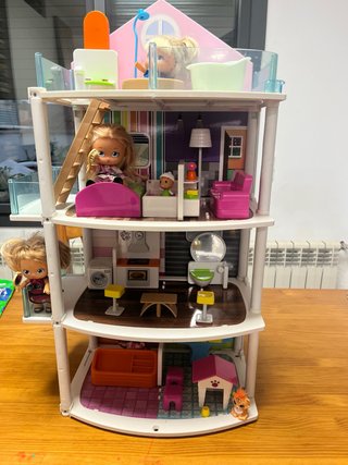 Casa Barriguitas amoblada + 4 muñecas