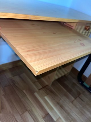 Escritorio de madera 115x50cm con cajones