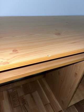 Escritorio de madera 115x50cm con cajones