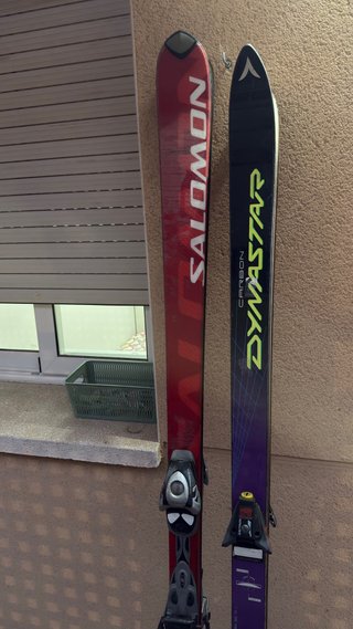 Esquís Salomon y Dynastar