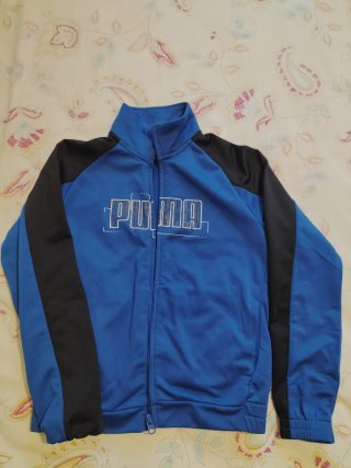 Chaqueta Chándal Puma Azul y Negra