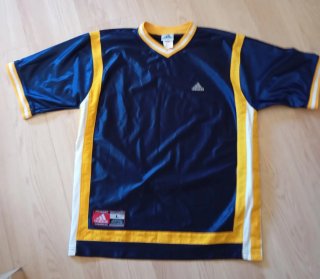 Camiseta Adidas Vintage Azul y Amarilla