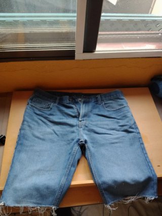 Pantalón vaquero corto azul