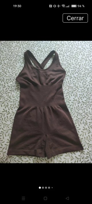Mono Deportivo Marrón Talla S