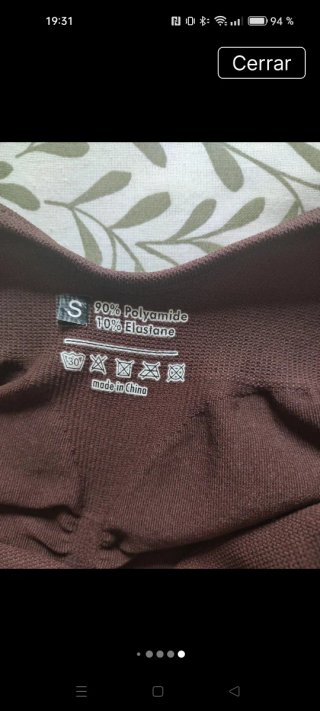 Mono Deportivo Marrón Talla S
