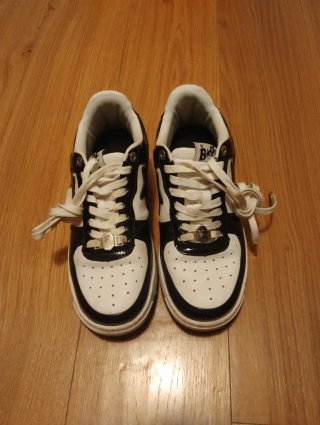 Zapatillas BAPESTA Black White Talla 38