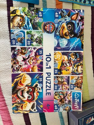 Puzzle 10 en 1 Patrulla Canina Trefl
