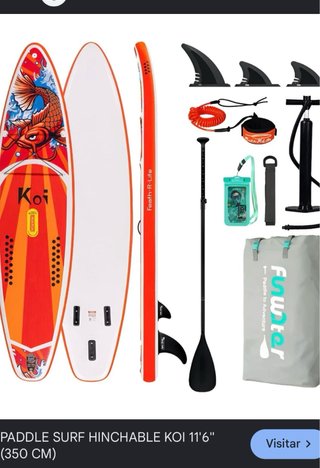 Tabla Paddle Surf Hinchable Koi 11'6