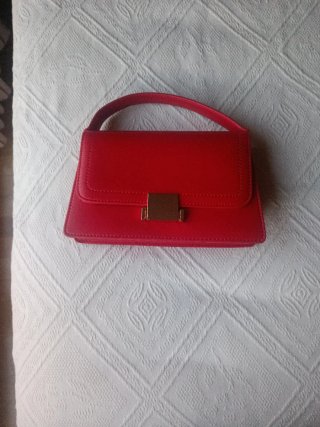 Bolso pequeño de vestir rojo