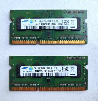 4GB (2X2GB) Memoria RAM DDR3 Samsung 1333 MHz