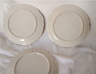 Set di 3 piatti decorativi in ceramica