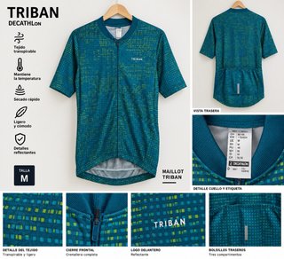 Maillot de Ciclismo Triban Talla M