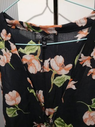 Mono corto flores Topshop